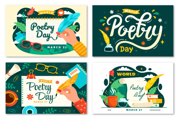12 World Poetry Day Illustration