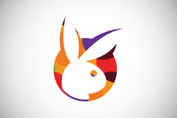 Low Poly Rabbit Icon Logo