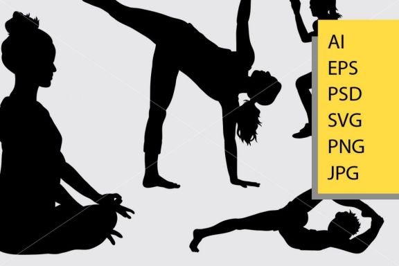 Workout 2 sport silhouette