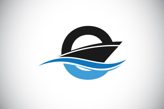 Capital letter with the ship