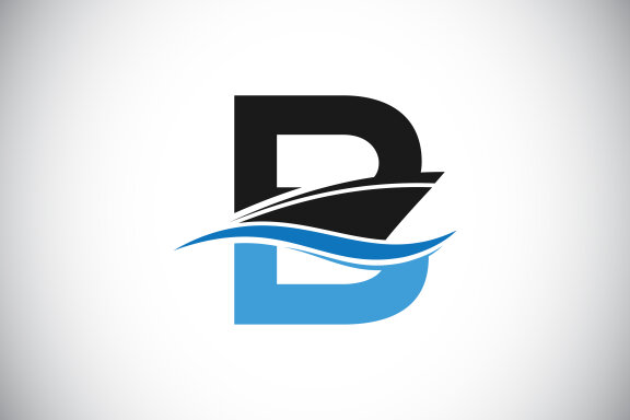 Capital letter with the ship