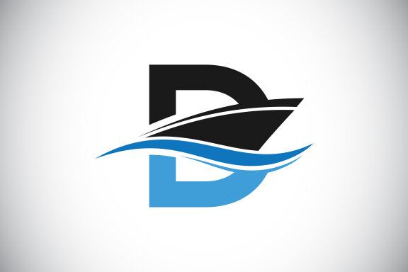 Capital letter with the ship