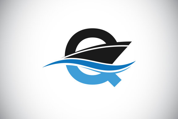 Capital letter with the ship