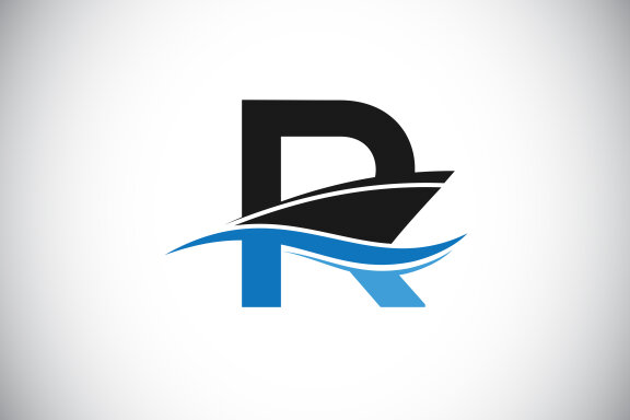 Capital letter with the ship