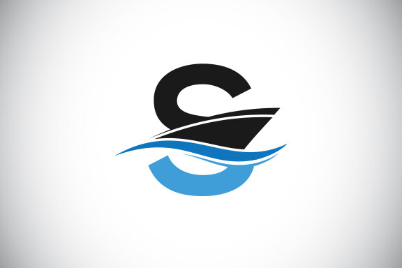 Capital letter with the ship