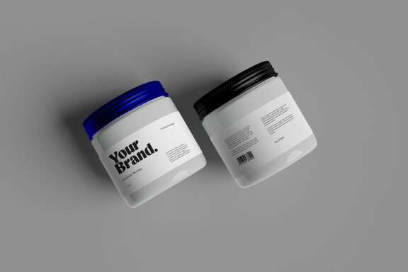 Tube Jar Cosmetic Mockup