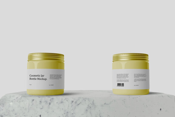 Cosmetic Design Bottle Mockup