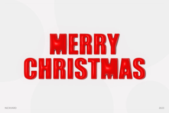MERRY CHRISTMAS 3D