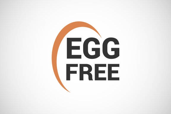 Egg free labels badge logo sign
