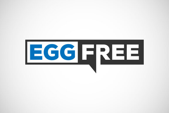 Egg free labels badge logo sign