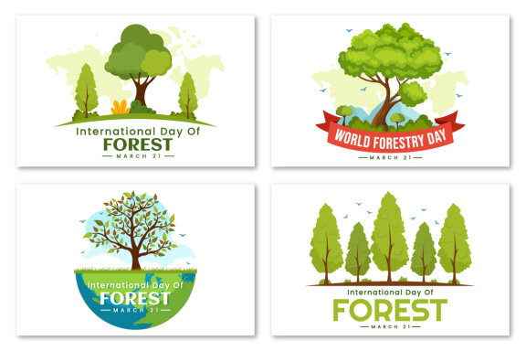 12 International Forest Day Illustration