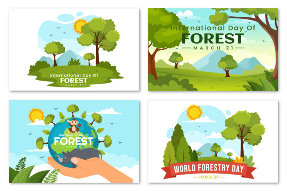 12 International Forest Day Illustration