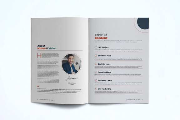 Free Business Brochure Template