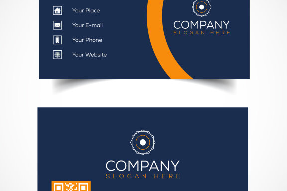 Corporate business card template