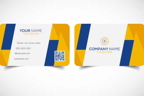 Corporate business card template