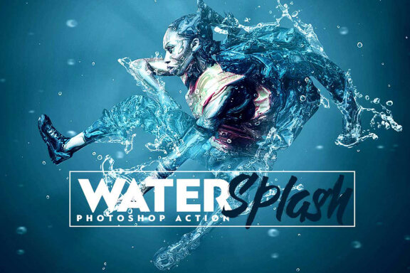 Water Splash Photoshop Action