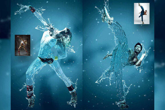 Water Splash Photoshop Action