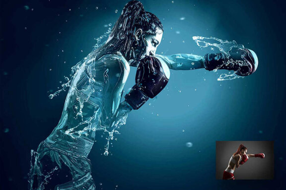 Water Splash Photoshop Action