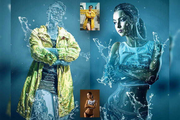 Water Splash Photoshop Action