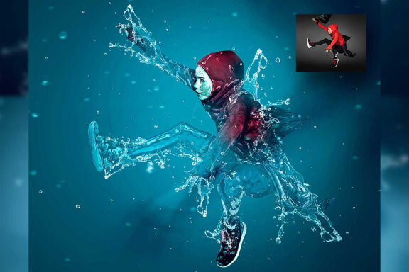 Water Splash Photoshop Action