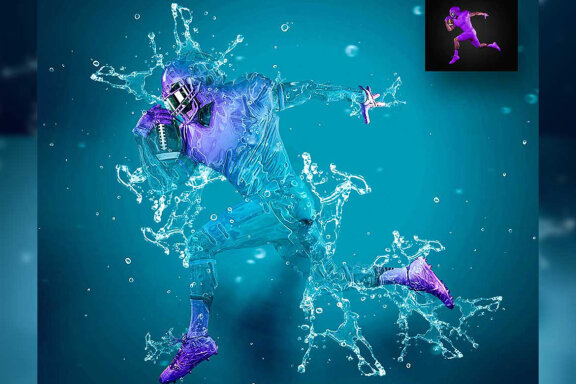 Water Splash Photoshop Action