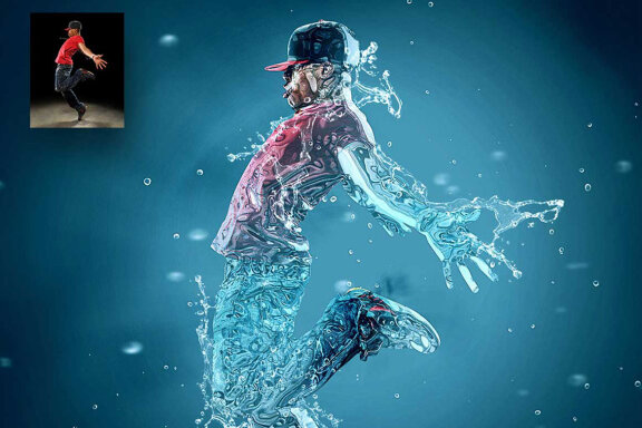 Water Splash Photoshop Action
