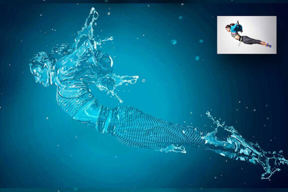 Water Splash Photoshop Action