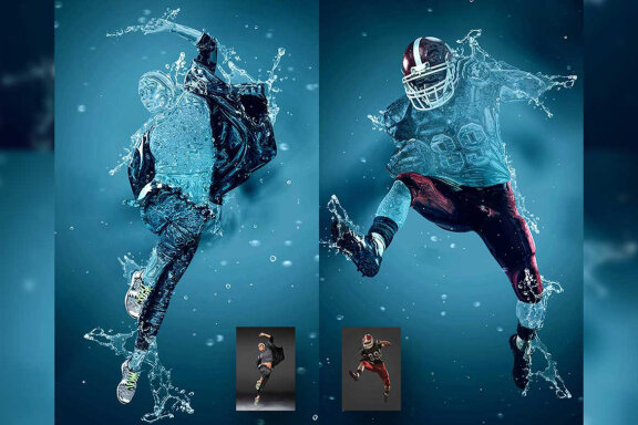 Water Splash Photoshop Action