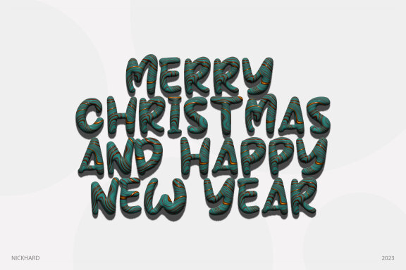 Merry Christmas & Happy New Year 3D