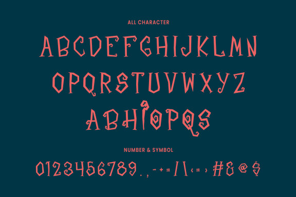 Witch Wand Display Typeface