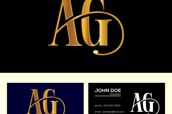 Letter A G Logo
