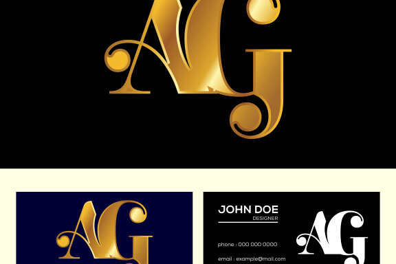 Letter A G Logo