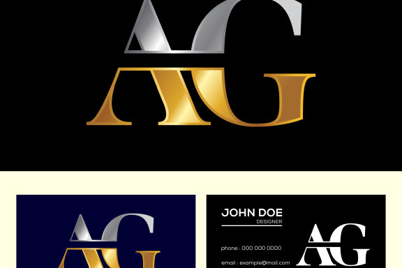 Letter A G Logo