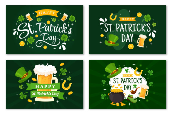 14 Happy St Patrick's Day Illustration