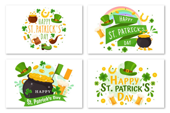 14 Happy St Patrick's Day Illustration