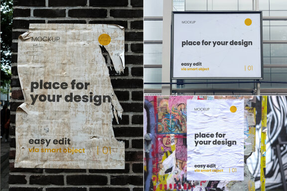 Street Urban City Mockups