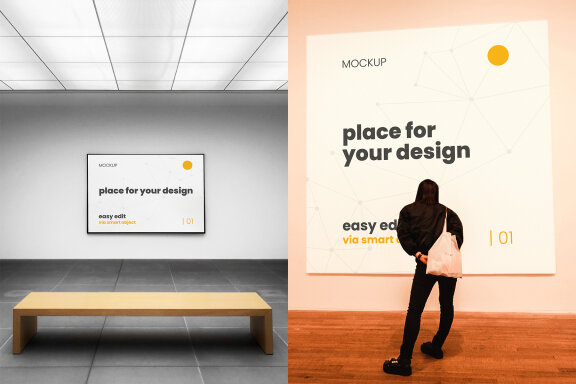 Gallery Museum Mockups