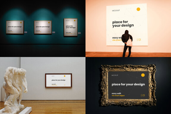 Gallery Museum Mockups