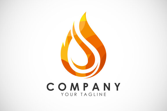 Fire Flame Logo design