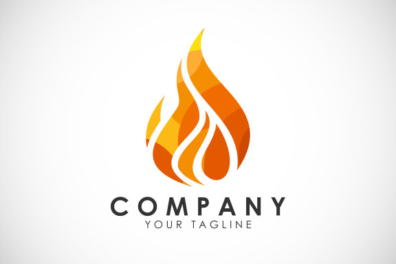 Fire Flame Logo design