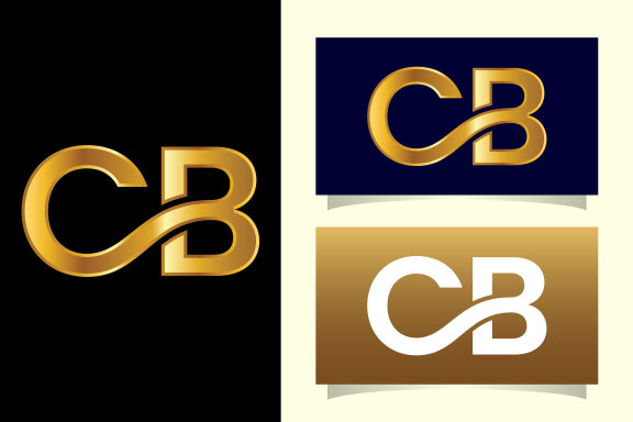 Letter C B Logo Design