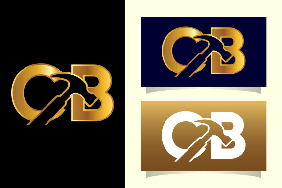 Letter C B Logo Design