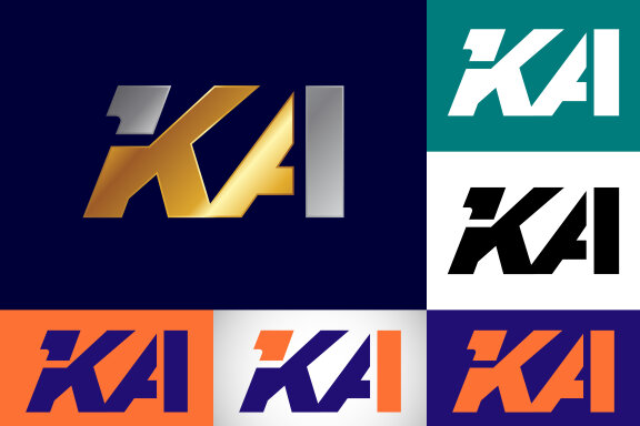 Letter K A Logo Design