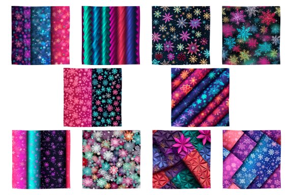 Vintage Christmas Light Digital Paper