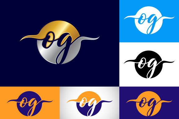 Letter O G Logo Design