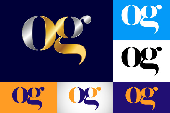 Letter O G Logo Design