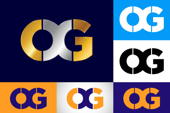 Letter O G Logo Design
