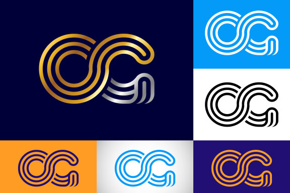 Letter O G Logo Design