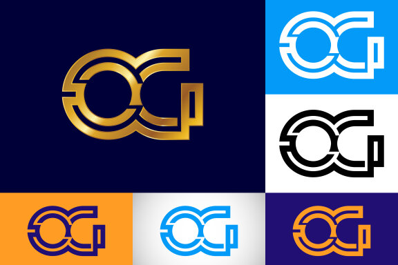 Letter O G Logo Design