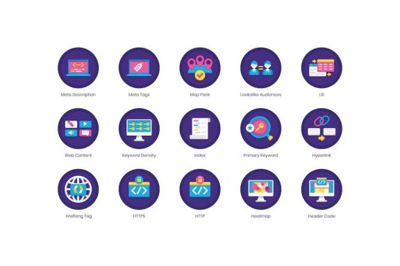 85 Internet Marketing Icons | Orchid